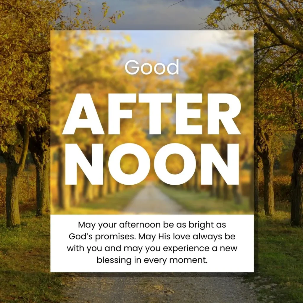 Good Afternoon Blessings