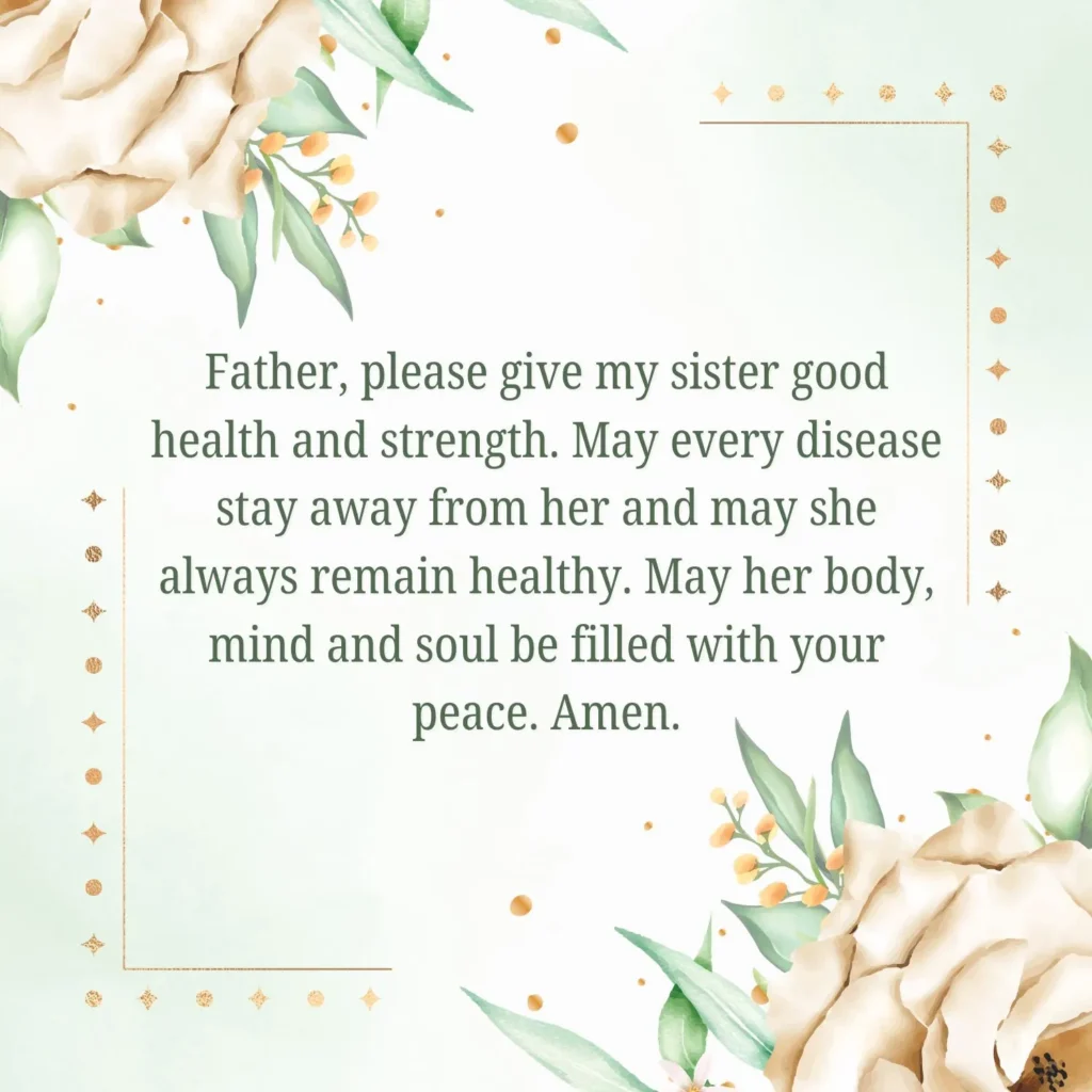 Happy Birthday Prayer for My Sister