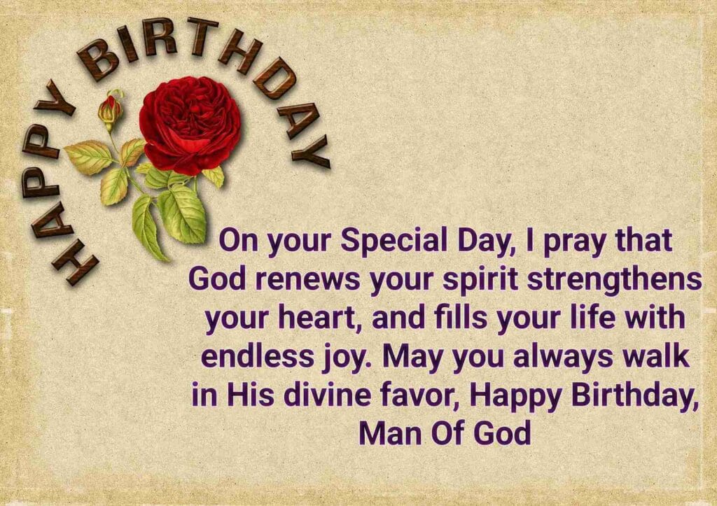 Happy Birthday to Man of God