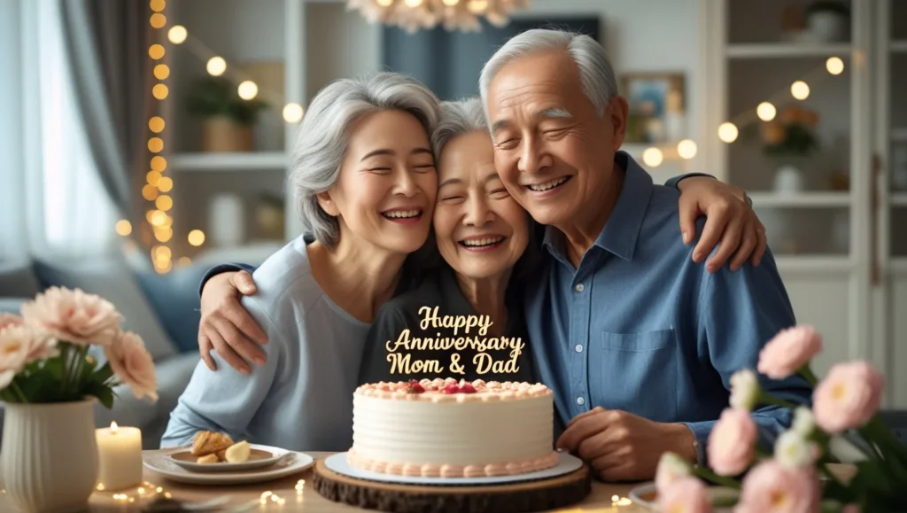 Wedding Anniversary Wishes for Parents from Daughter