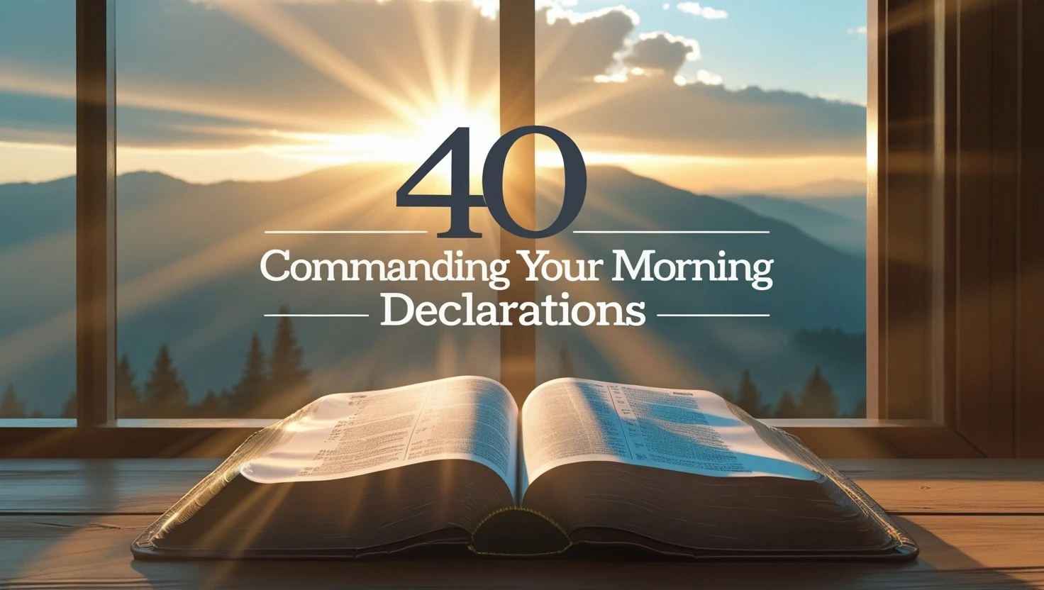 Commanding Your Morning Declarations