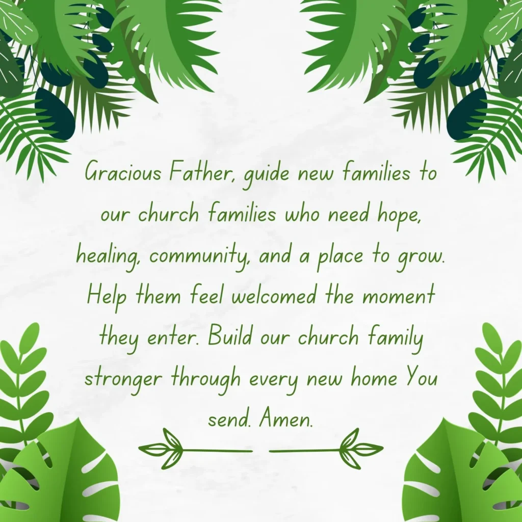Prayer points for church Growth