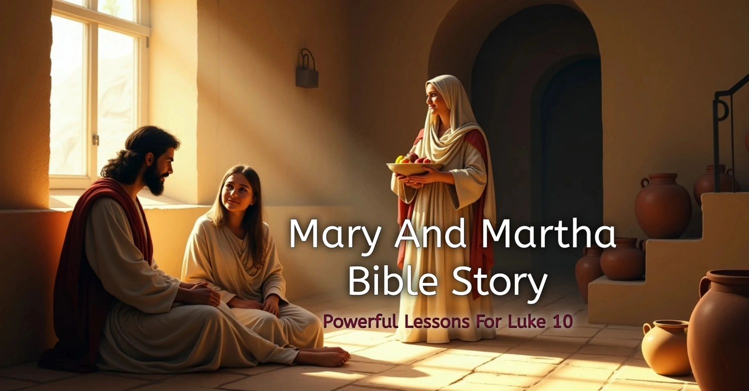 Mary and Martha Bible Story: Powerful Lessons from Luke 10