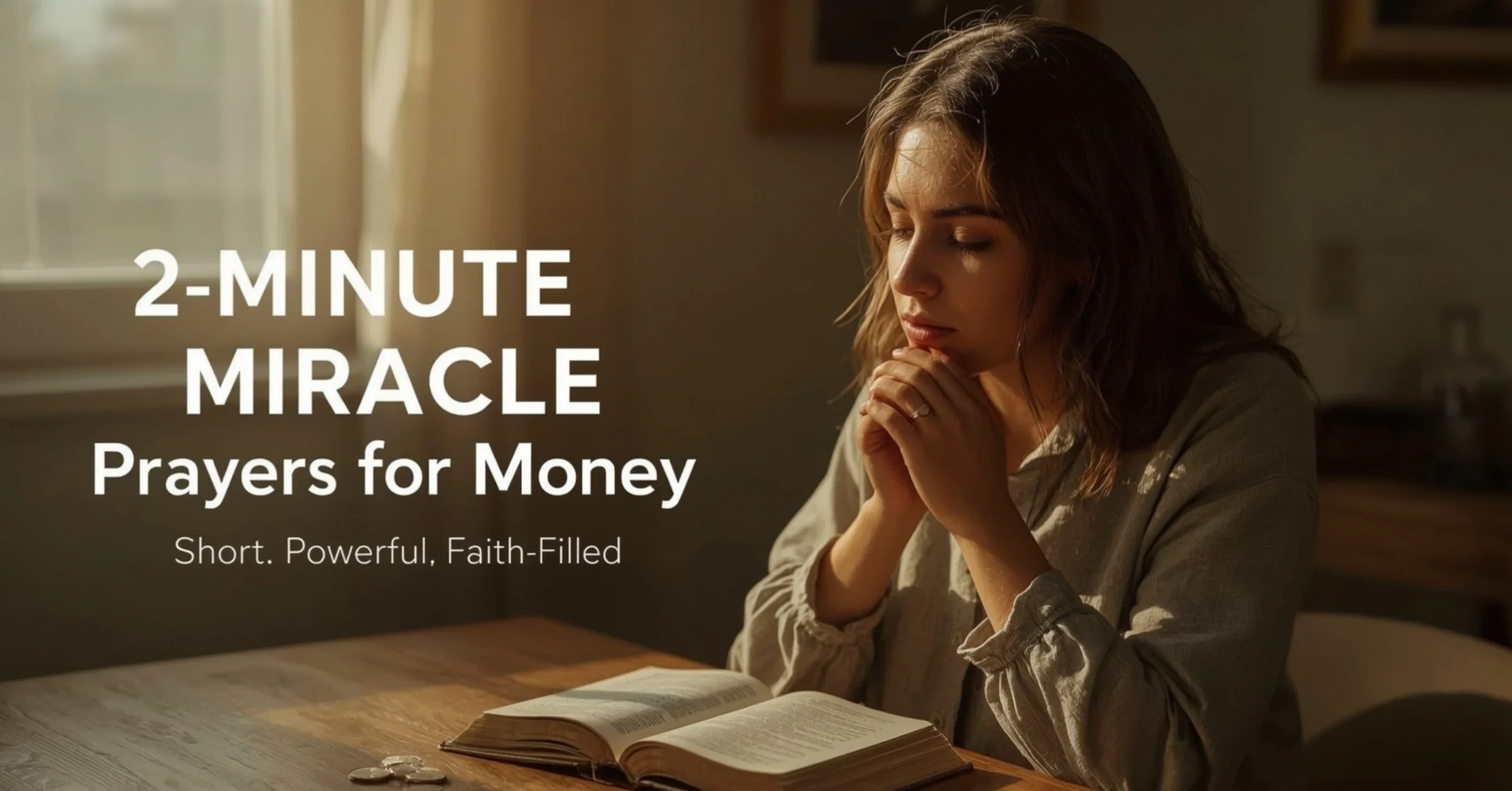 2 Minute Prayer for Money Blessing