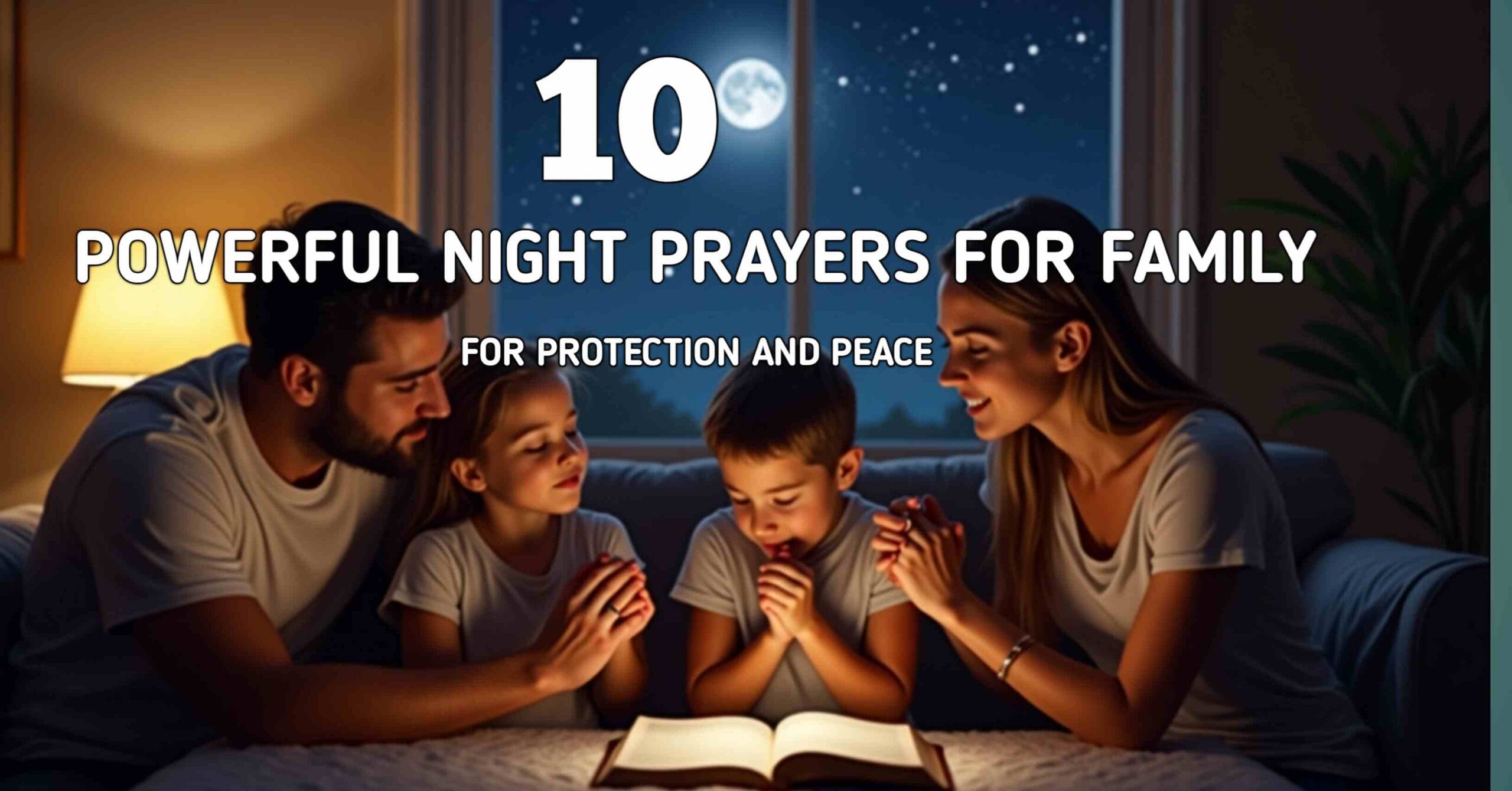 Powerful Night Prayer for Family, Protection & Peace
