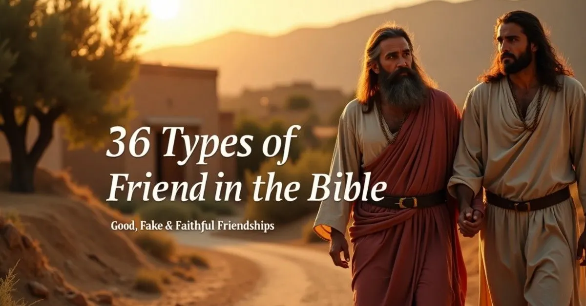Types of Friend in the Bible: