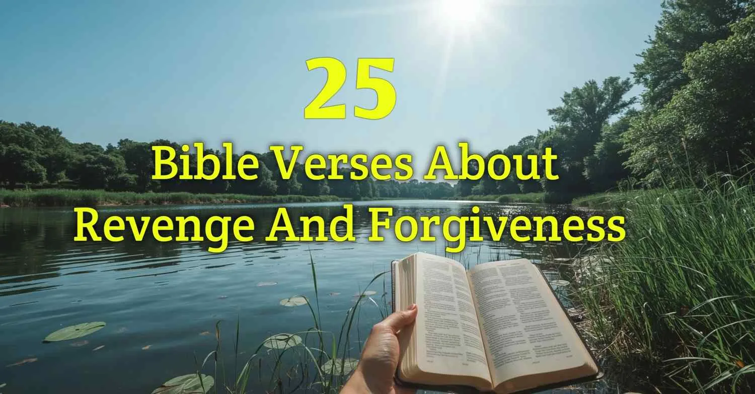 25 Bible Verses About Revenge and Forgiveness