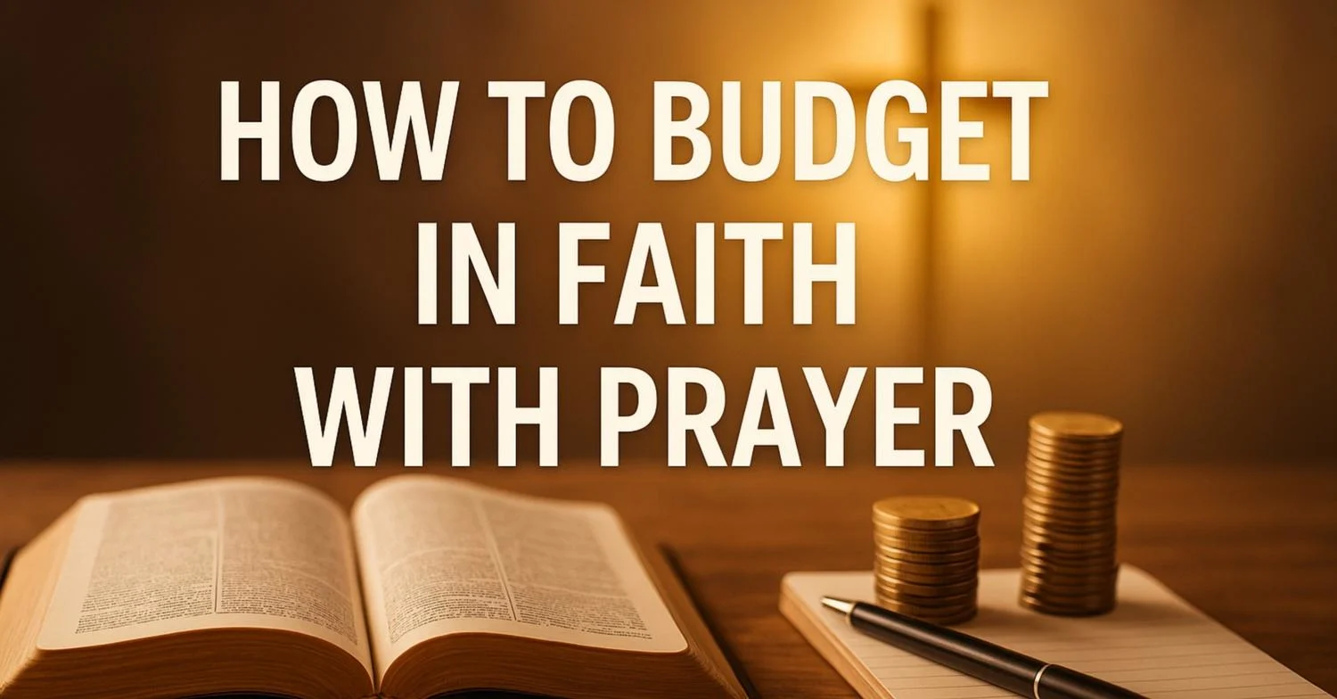 How to Budget in Faith with Prayer: 7 Biblical Money Principles for Christians