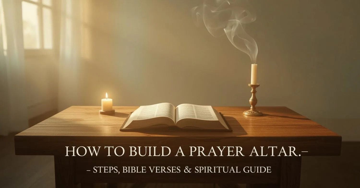 How to Build a Prayer Altar: Steps, Bible Verses & Spiritual Guide