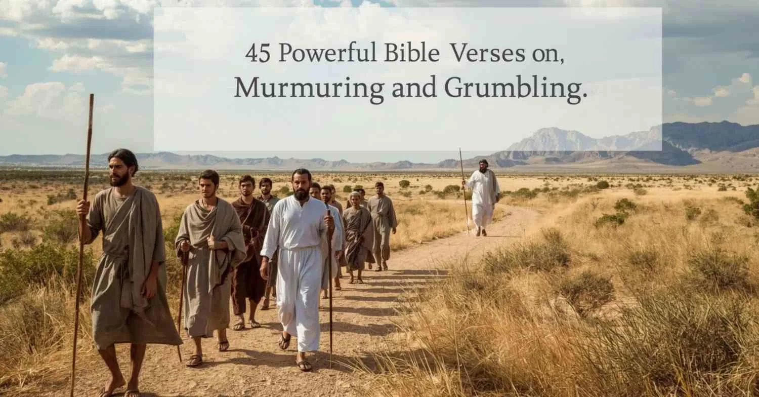 45 Powerful Bible Verses on Murmuring and Grumbling
