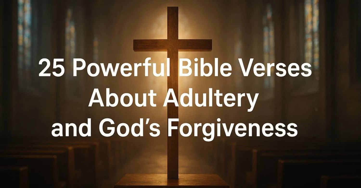 25 Powerful Bible Verses About Adultery and God’s Forgiveness