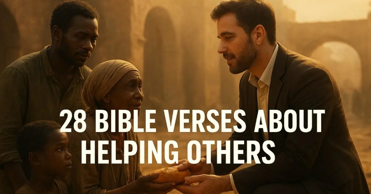 28 Bible Verses About Helping Others With Love and Compassion