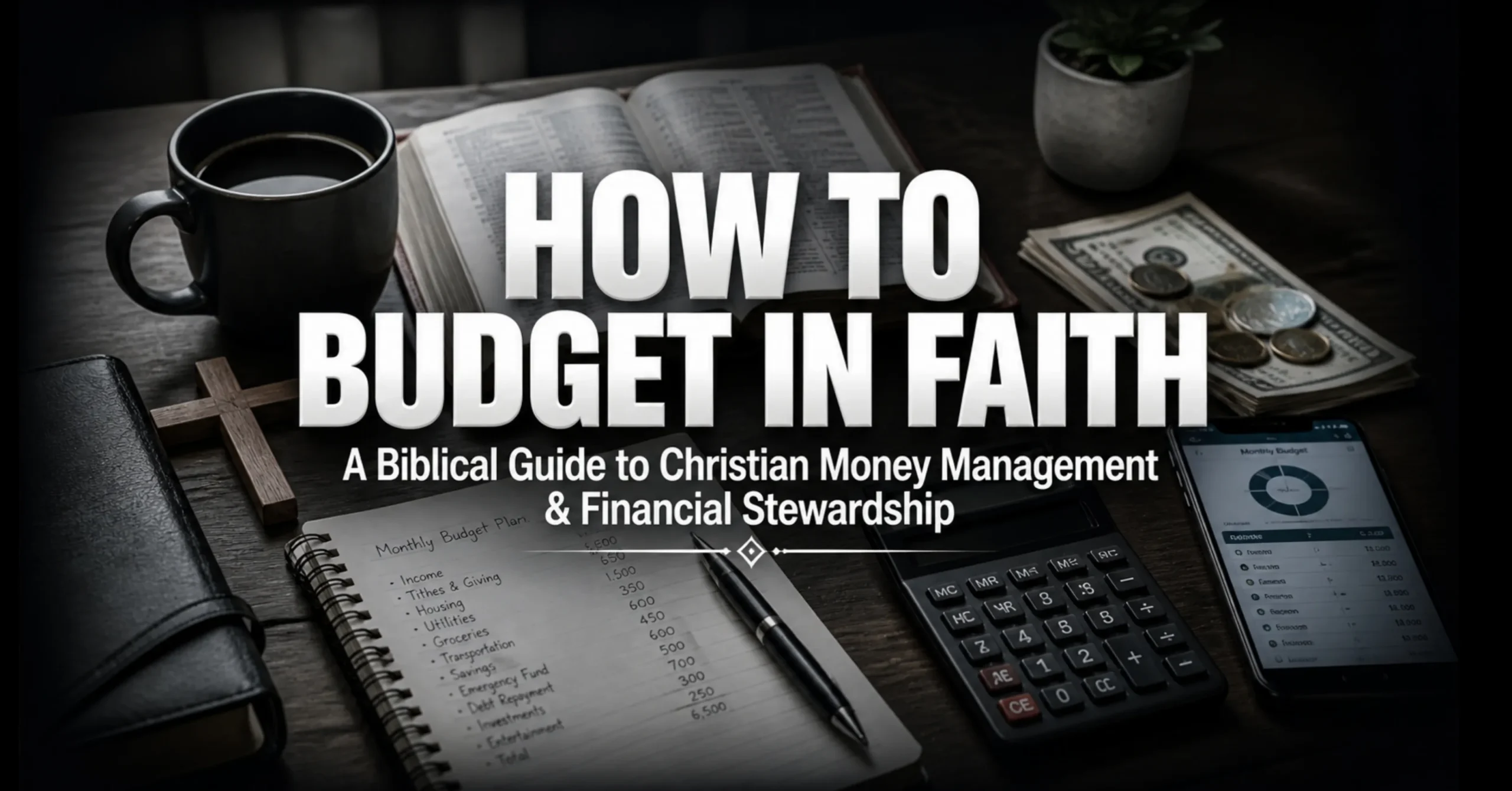 How to budget in faith with Bible principles of Christian budgeting and financial stewardship