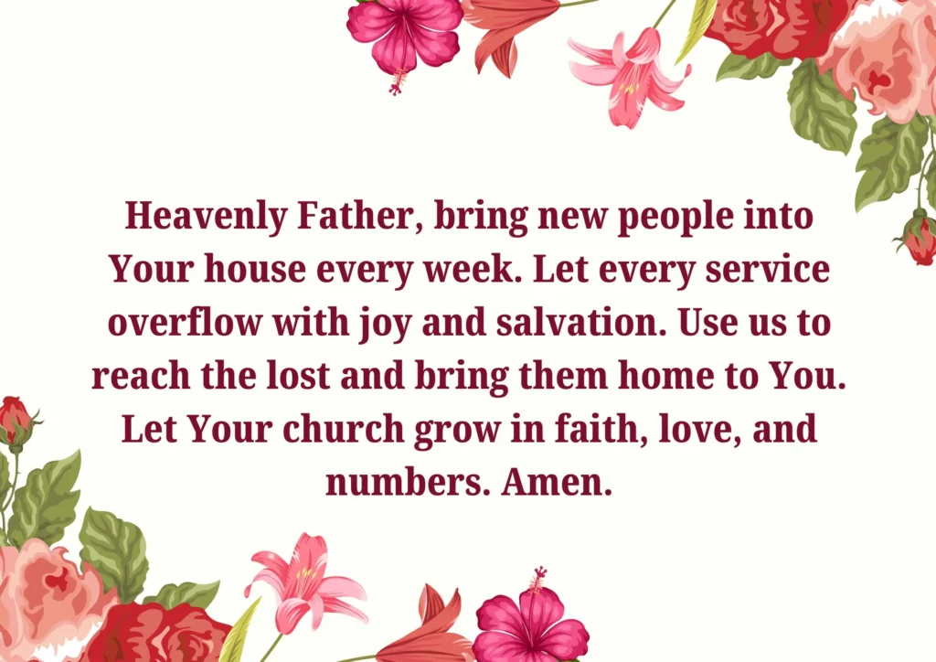 Fasting and Prayer Points for Church Growth