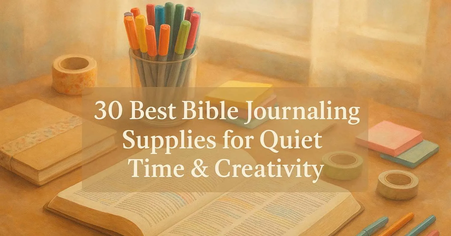 30 Best Bible Journaling Supplies for Quiet Time & Creativity