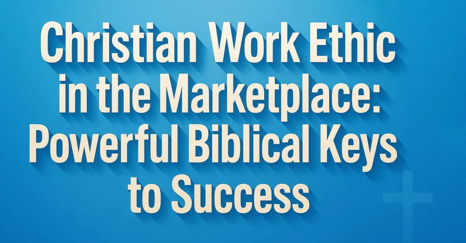 Christian Work Ethic in the Marketplace: Powerful Biblical Keys to Success