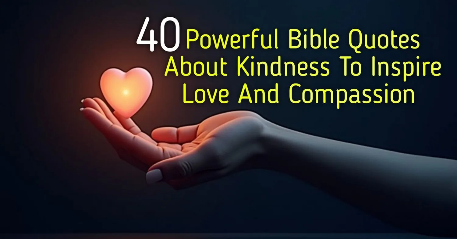 40 Powerful Bible Quotes About Kindness to Inspire Love and Compassion