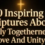 30 Inspiring Scripture About Family Togetherness, Love & Unity