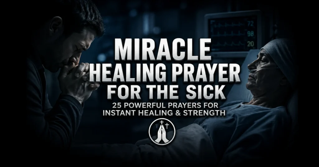 25 Powerful Miracle Healing Prayer for the Sick | Deep Faith & Healing ...