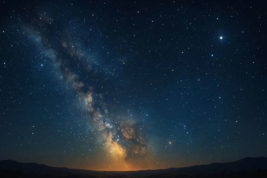 Biblical Concept of Heavens
A wide landscape view of the night sky filled with countless stars, galaxies, and shining lights, symbolizing “heavens” in the Bible. Peaceful natural earth view below, with a subtle glow representing God’s majesty. Cinematic biblical artwork style, ultra-HD, landscape.