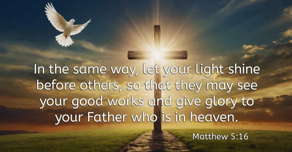 Let your light shine before others – Matthew 5:16 (Christian guidance on vaping)
