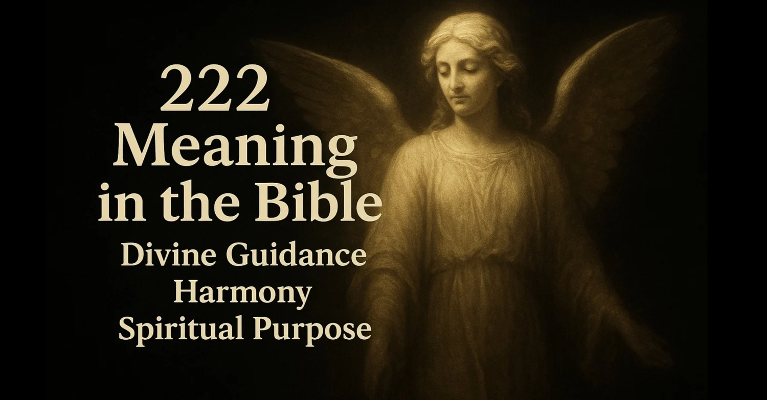 222 Meaning in the Bible: Divine Guidance, Harmony & Spiritual Purpose