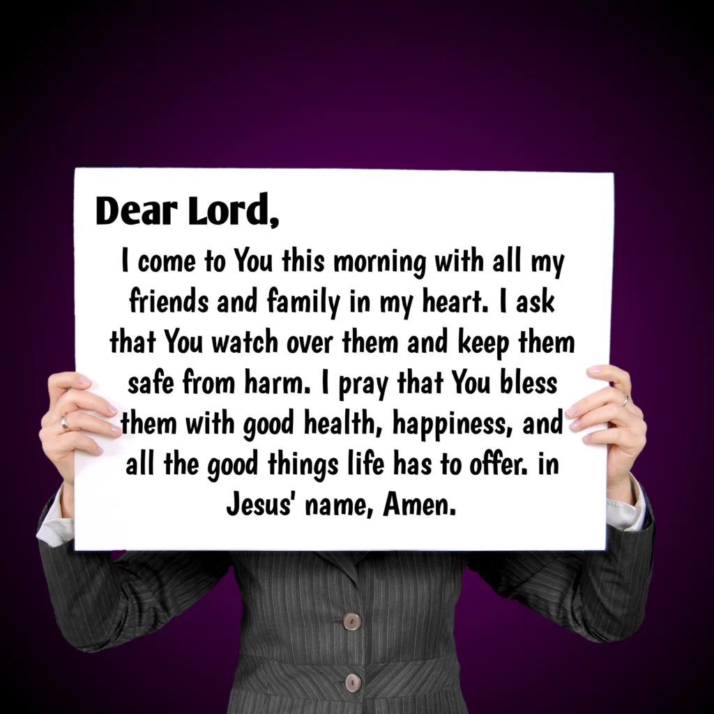 Morning Prayers for Friends