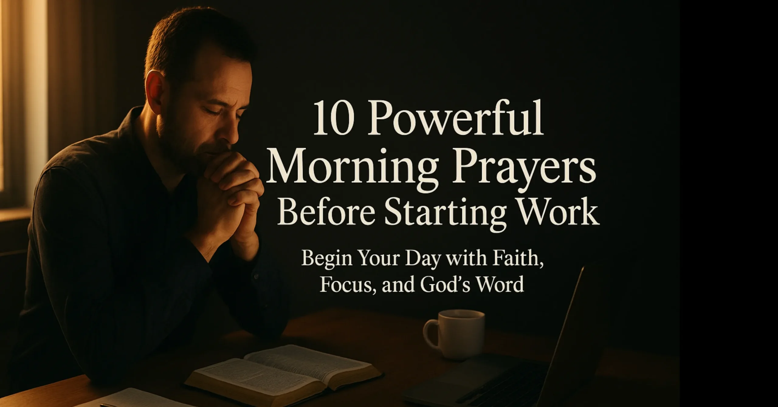 10 Powerful Morning Prayers Before Starting Work (With Bible Verses)