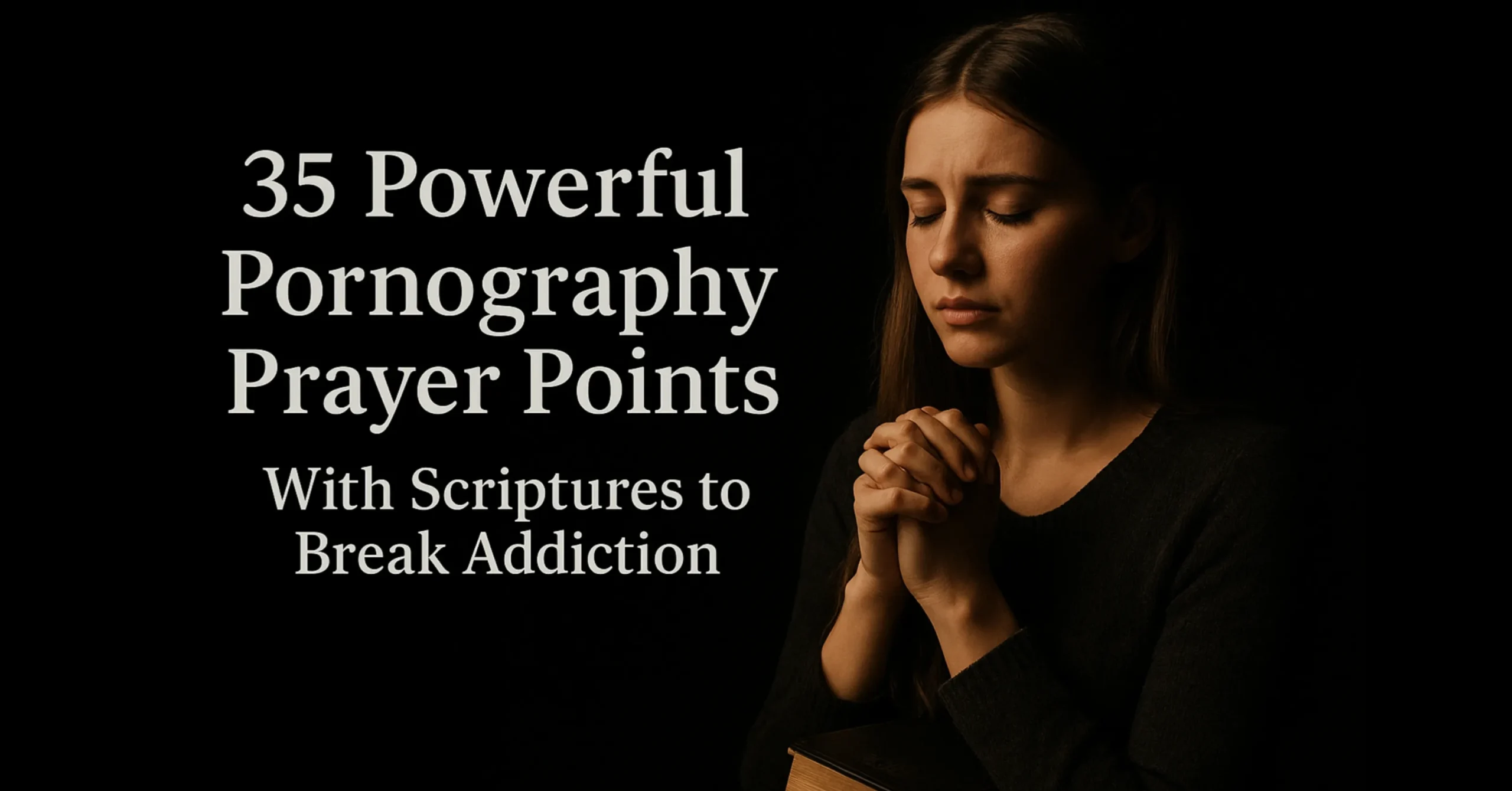 35 Powerful Pornography Prayer Points with Scriptures to Break Addiction