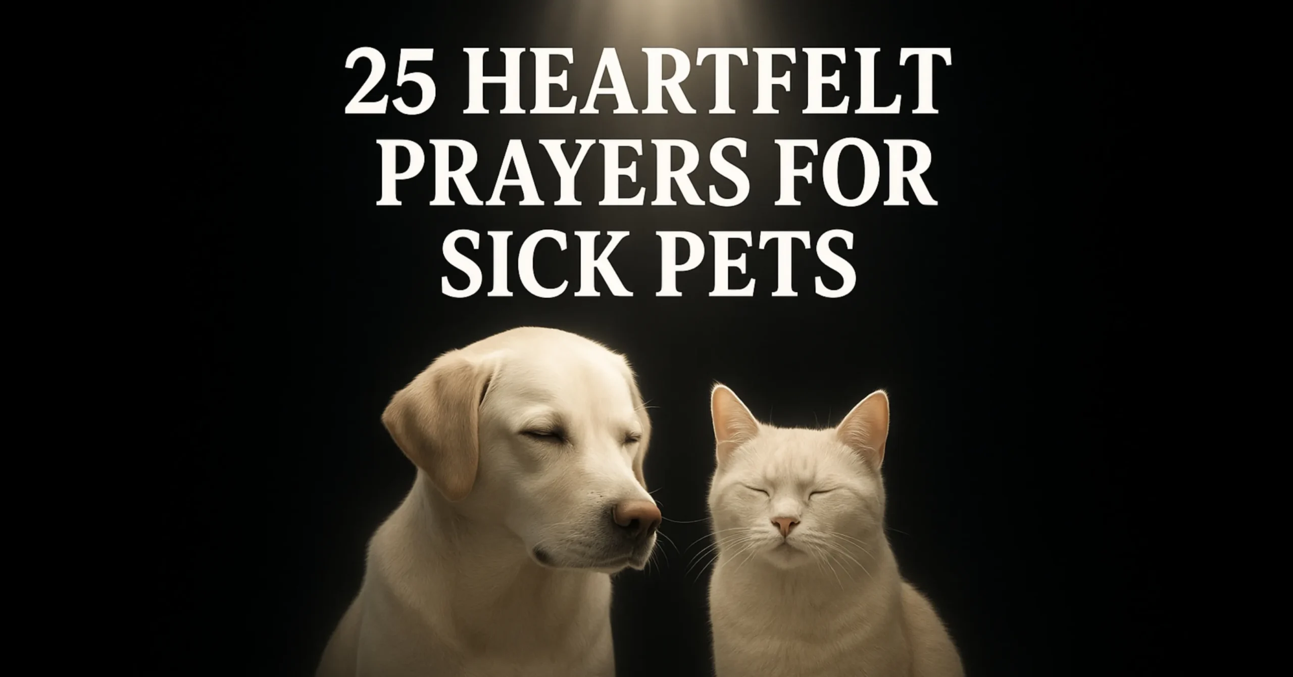 25 Heartfelt Prayer for Sick Pets to Bring God’s Healing