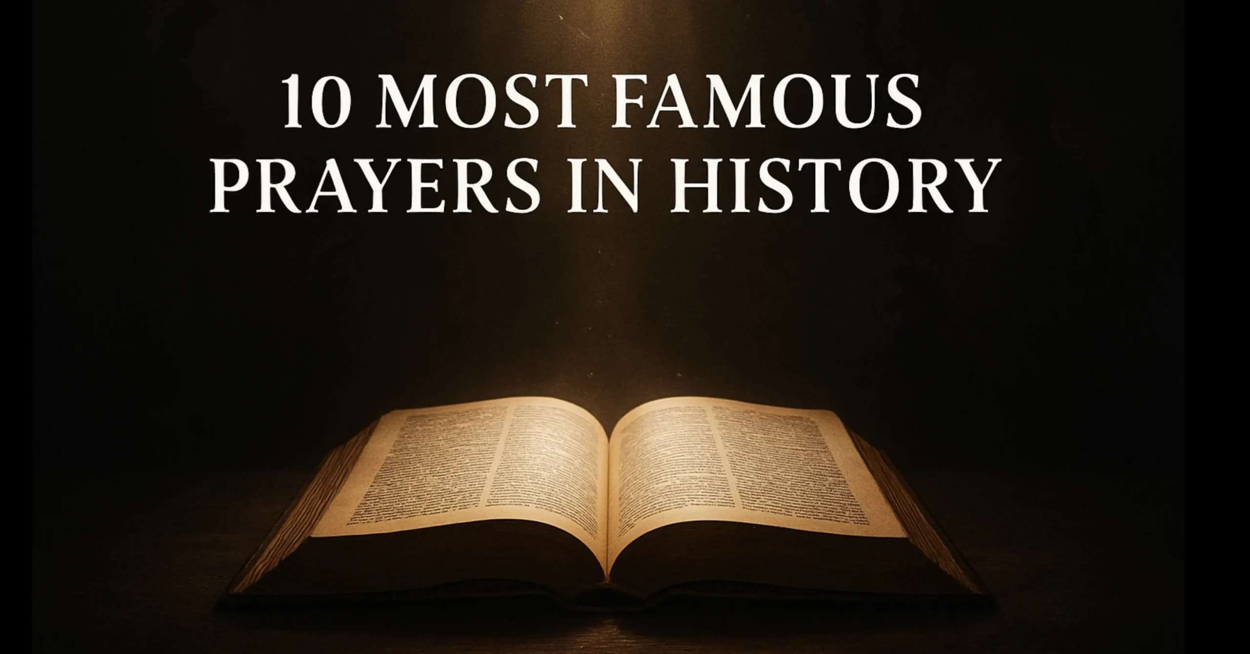 10 Most Famous Prayers in History