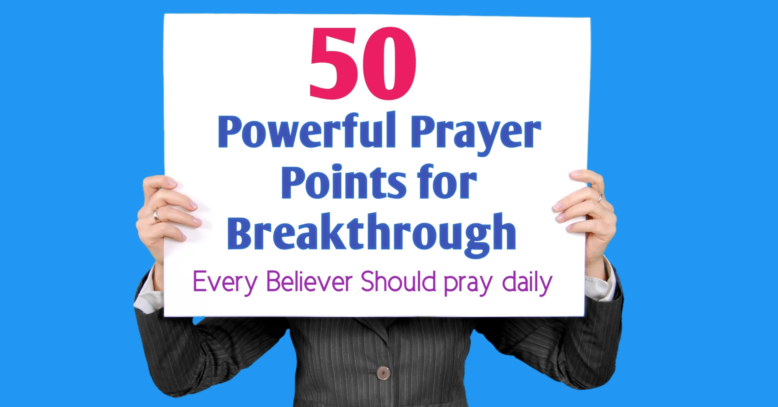 50 Powerful Prayer Points for Breakthrough