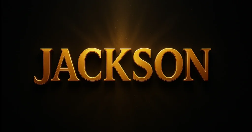 Biblical Meaning of the Name Jackson