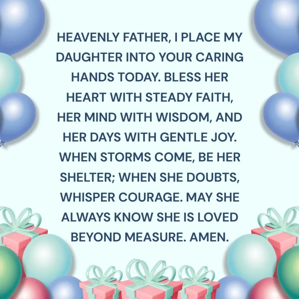 Birthday Prayer for My Daughter