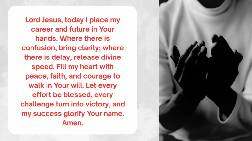 Breakthrough Prayers for Career Success..