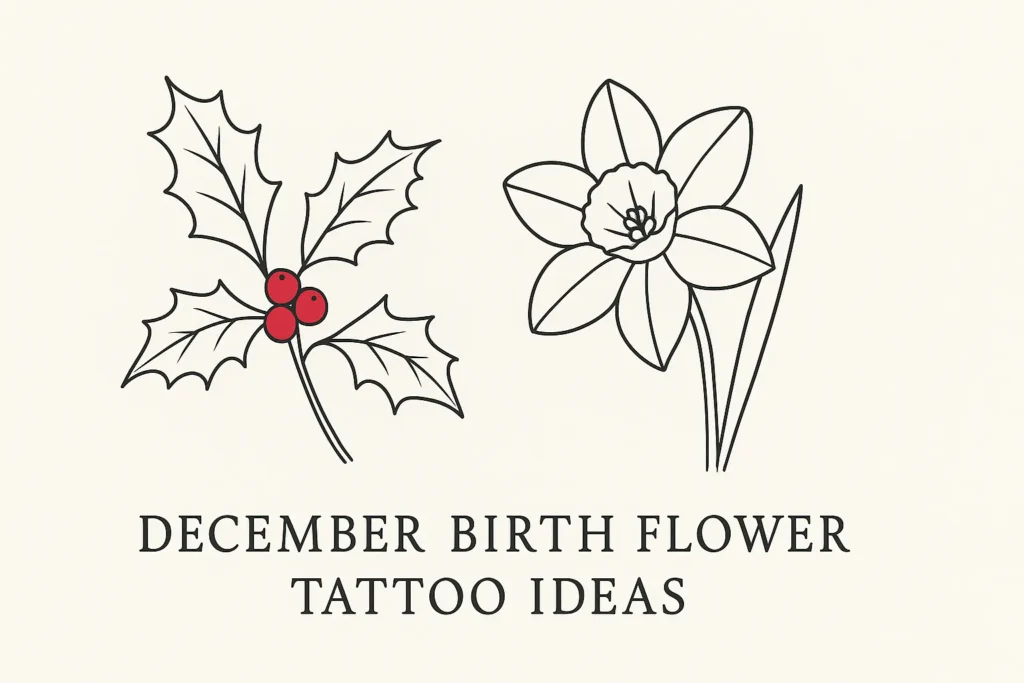 December Birth Flower Tattoo Meaning