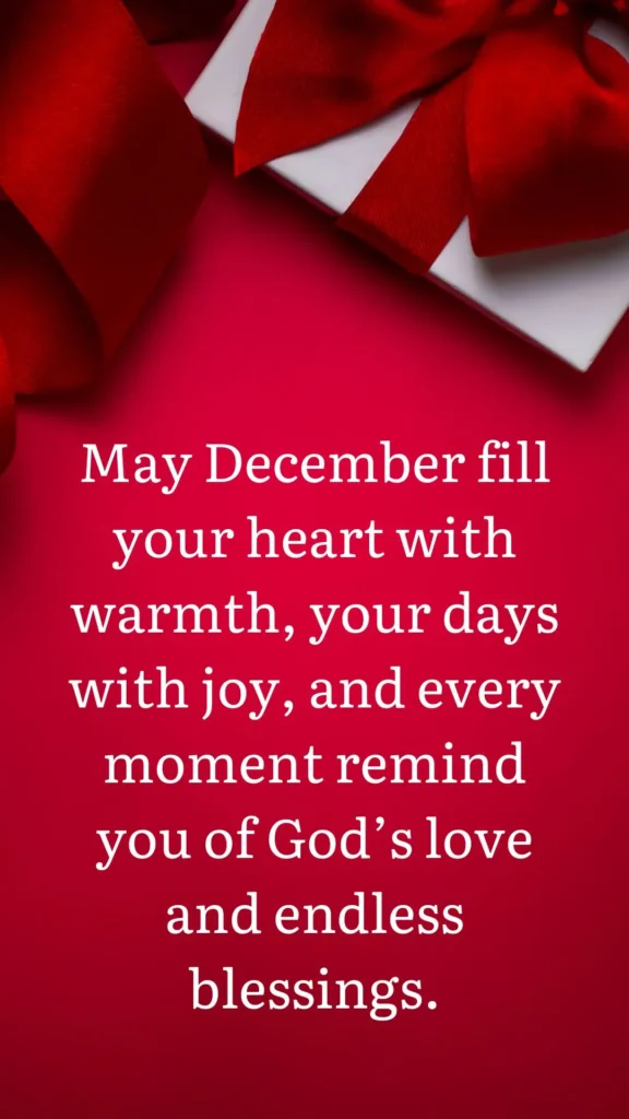 December New Month Wishes & Prayers
