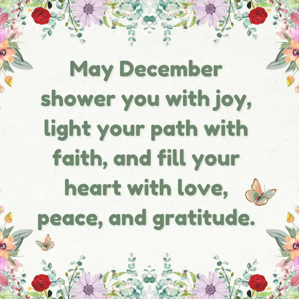 December New Month Wishes for Best friend