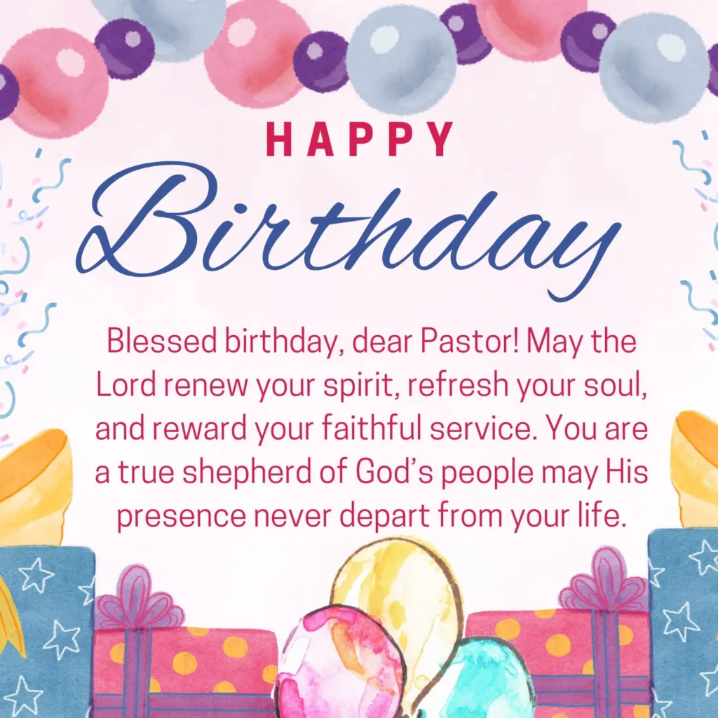 Happy Birthday Pastor