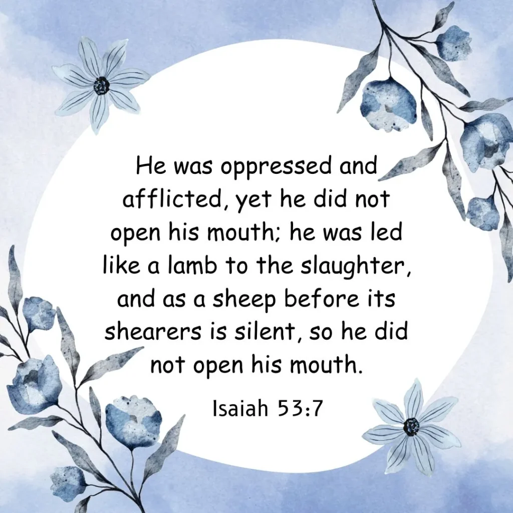 Isaiah 53:7