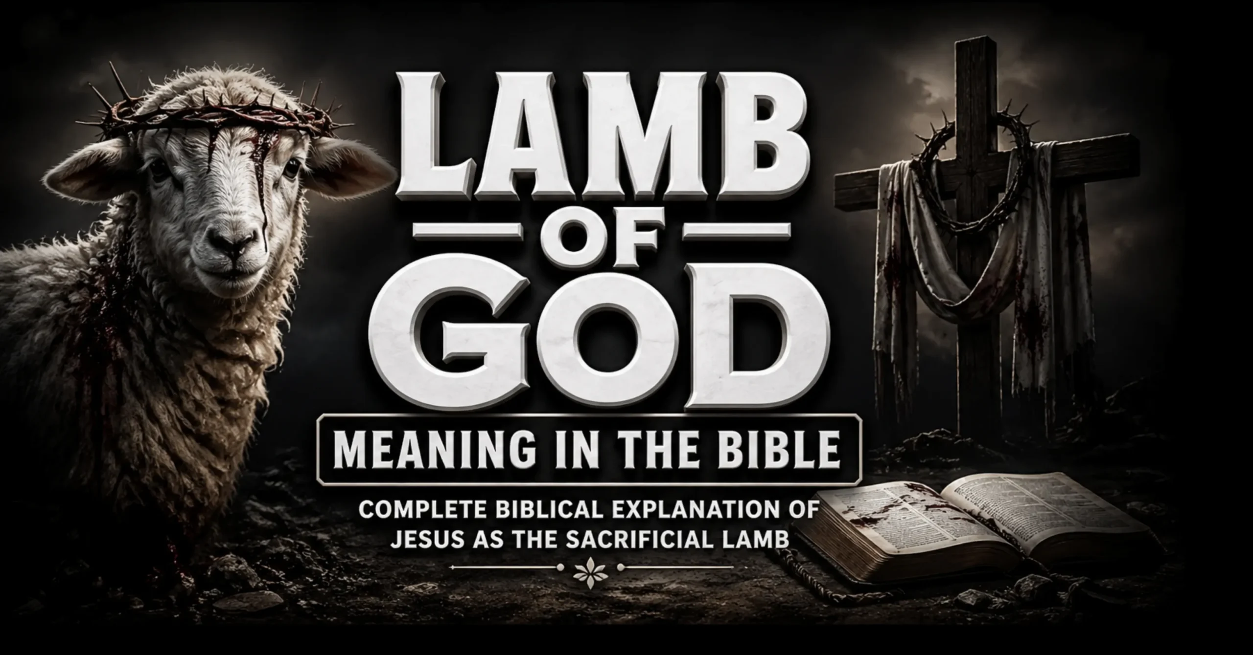 Lamb of God meaning in the Bible Jesus Christ sacrificial lamb explanation