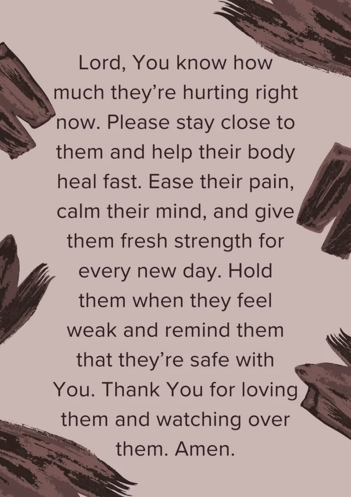 Speedy Recovery Prayer Messages