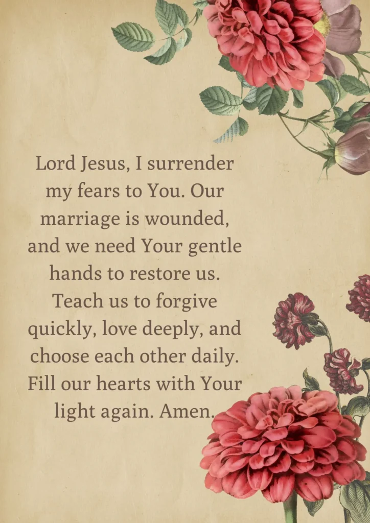 Powerful Prayers for a Troubled Marriage