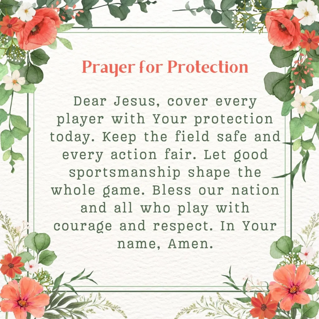 Prayer Before a Football Game