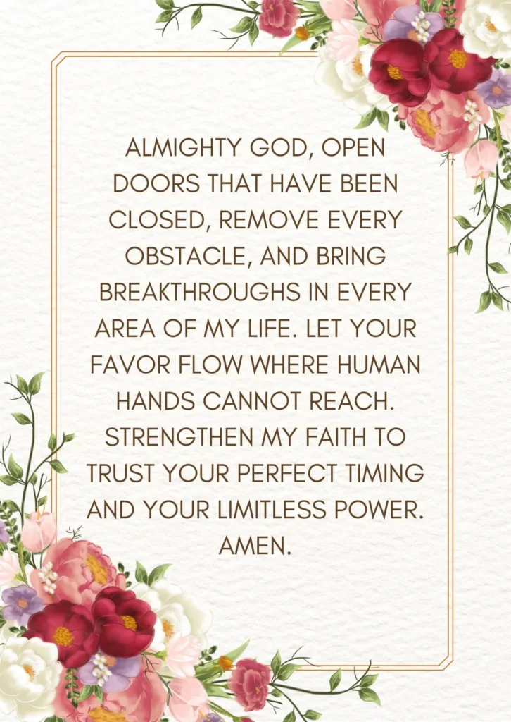 Prayers for Relationships & Family Breakthrough 