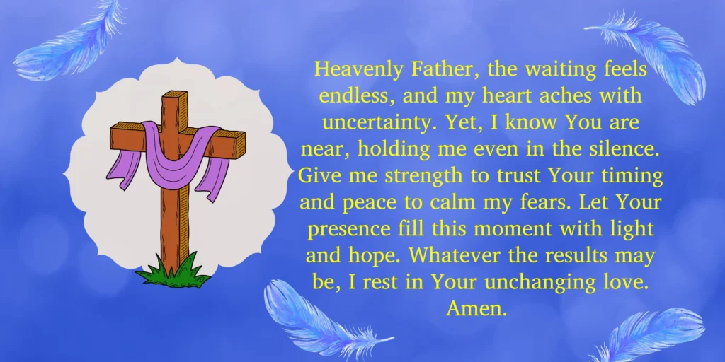 Prayer for Good Medical Test Results