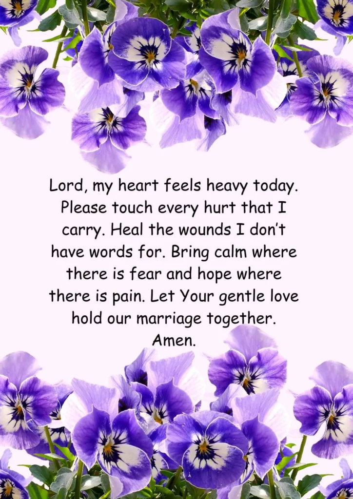 Prayer for Marriages in Trouble