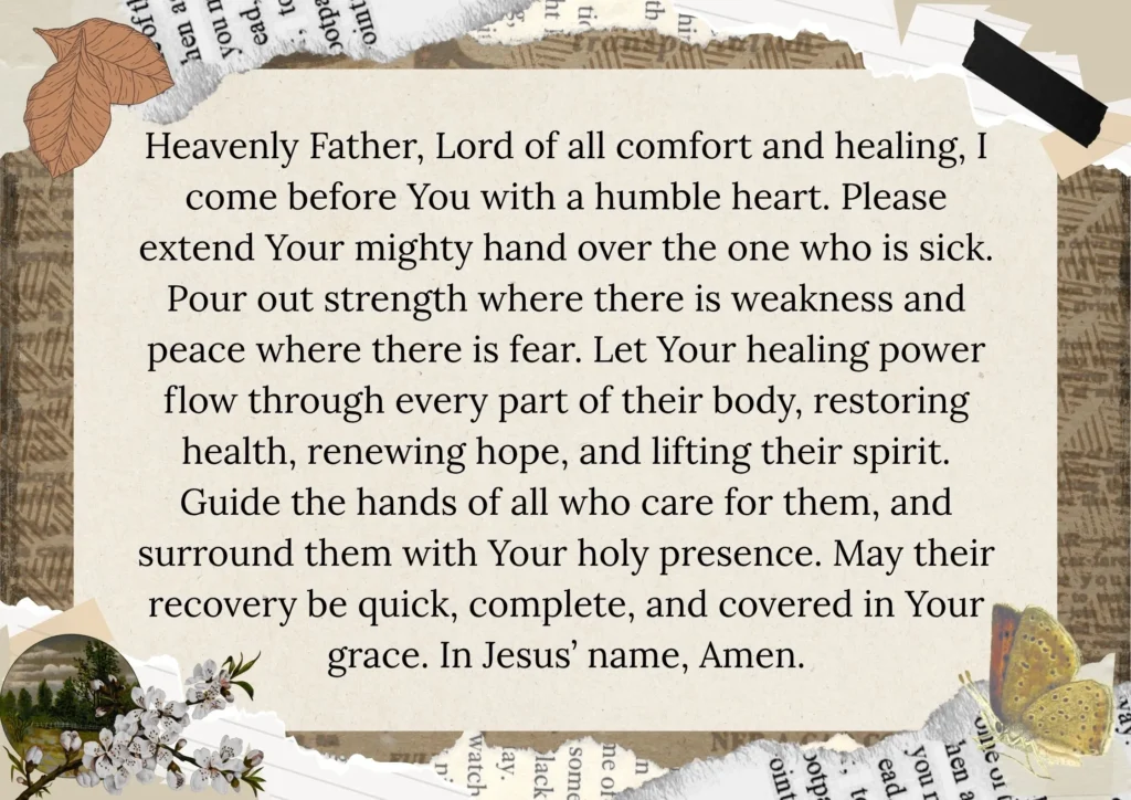 Prayer for Recovery 