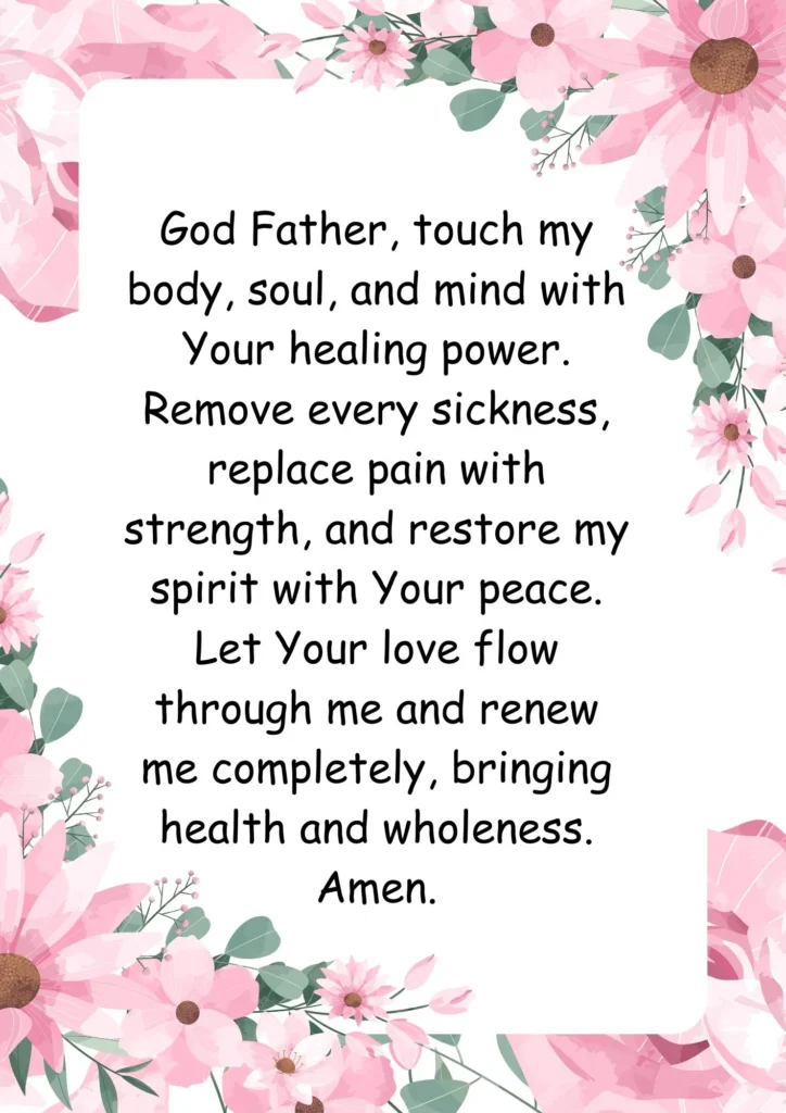 Prayer points for Healing 