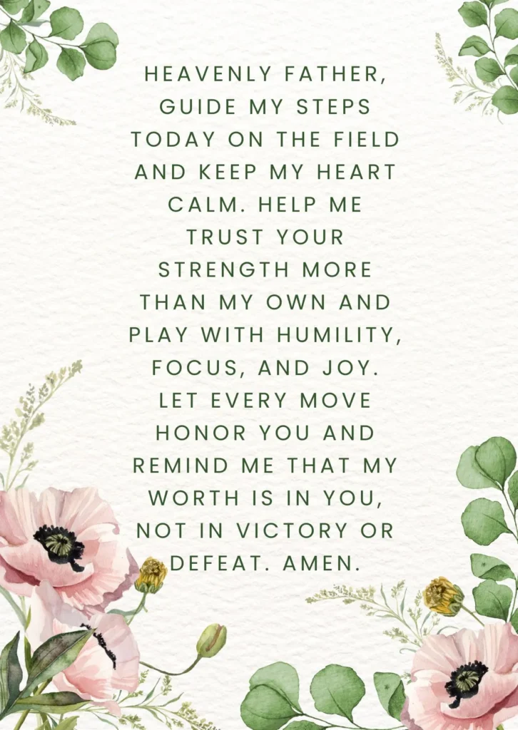 Prayers for Athletes